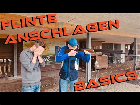 Trap Training Flinte anschlagen 